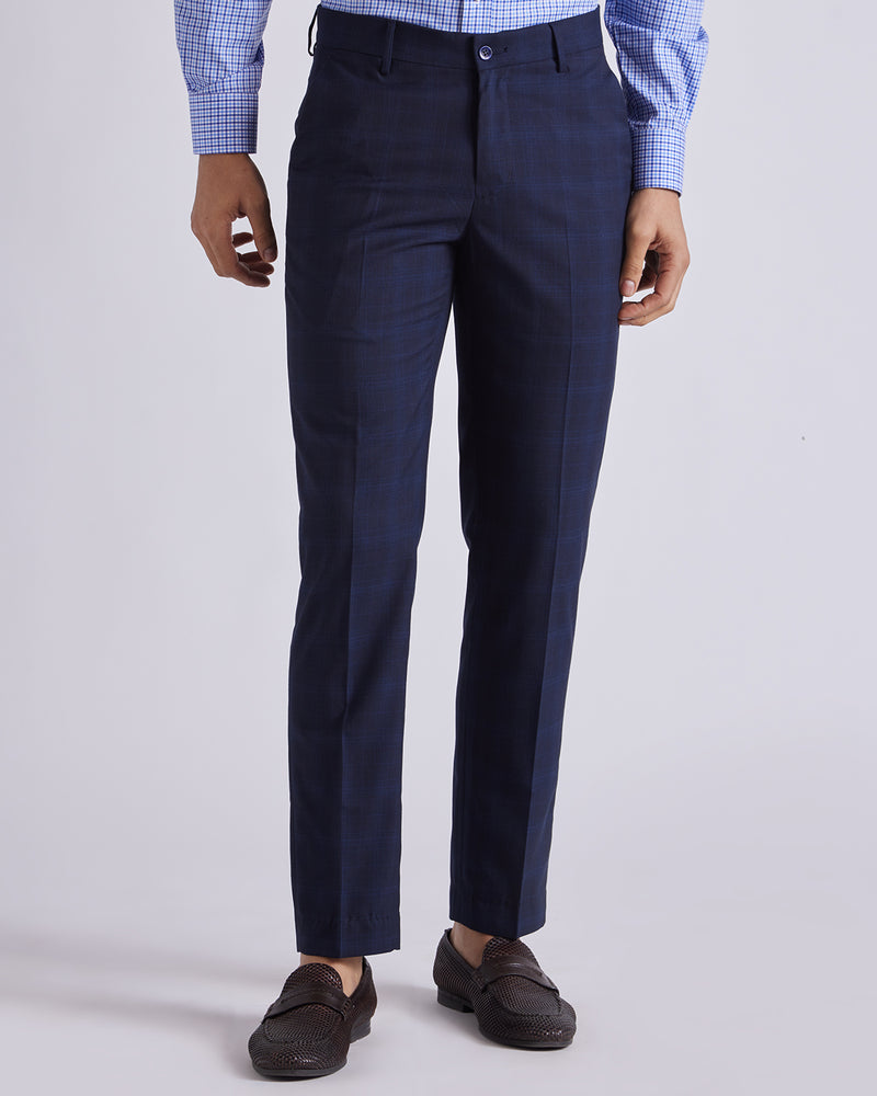 Buy American-Elm Men's Slim Fit Navy Blue Formal Pant for Men | Formal  Trouser for Men Slim Fit at Amazon.in